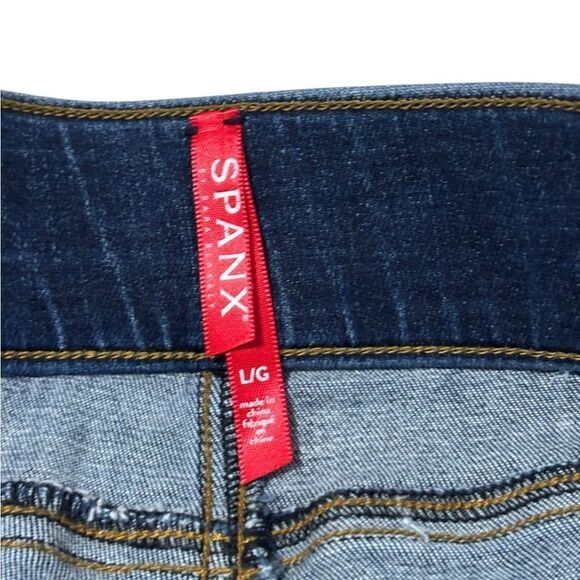 SPANX Distressed Ankle Skinny Jeans Large - Picture 5 of 6